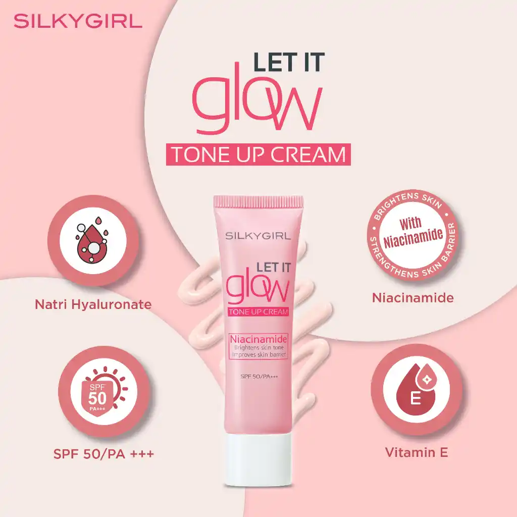 Kem lót nâng tông Silkygirl SPF 50 PA+++ 25ml