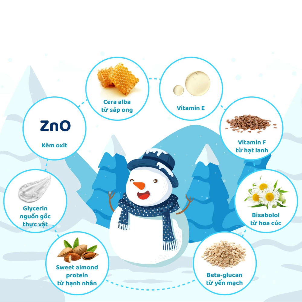 Kem nẻ và giữ ấm mùa đông Babycoccole 75g dành cho bé trên 0 tháng tuổi