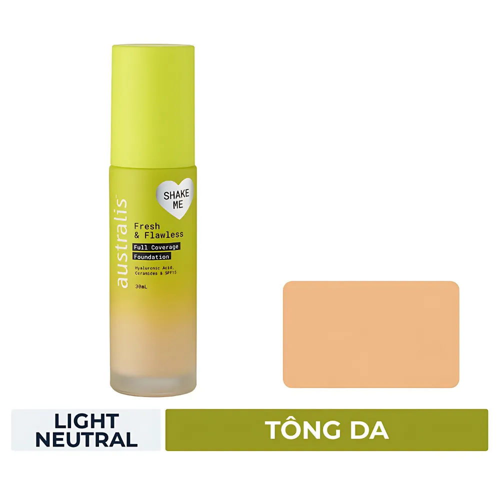 Kem nền Australis bắt sáng che phủ cao 30ml