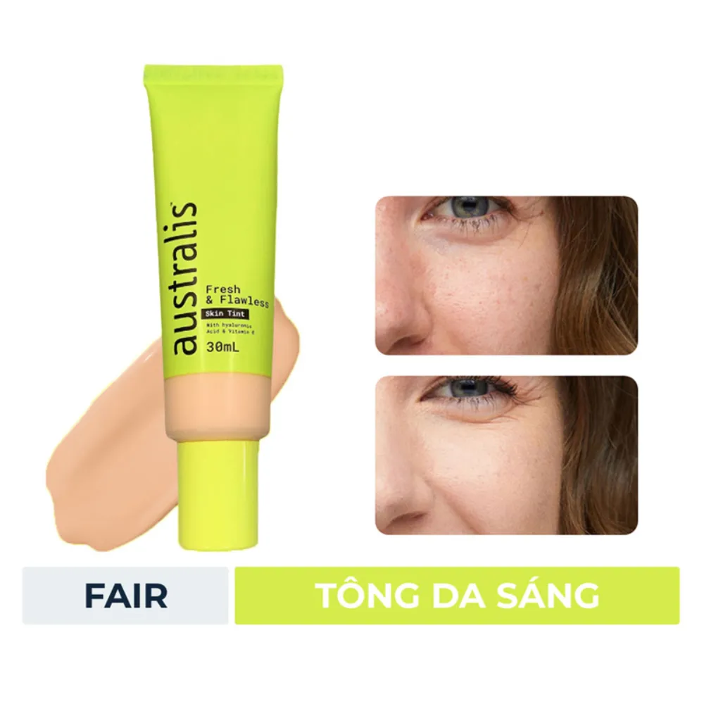 Kem nền Australis sáng mỏng mịn 30ml