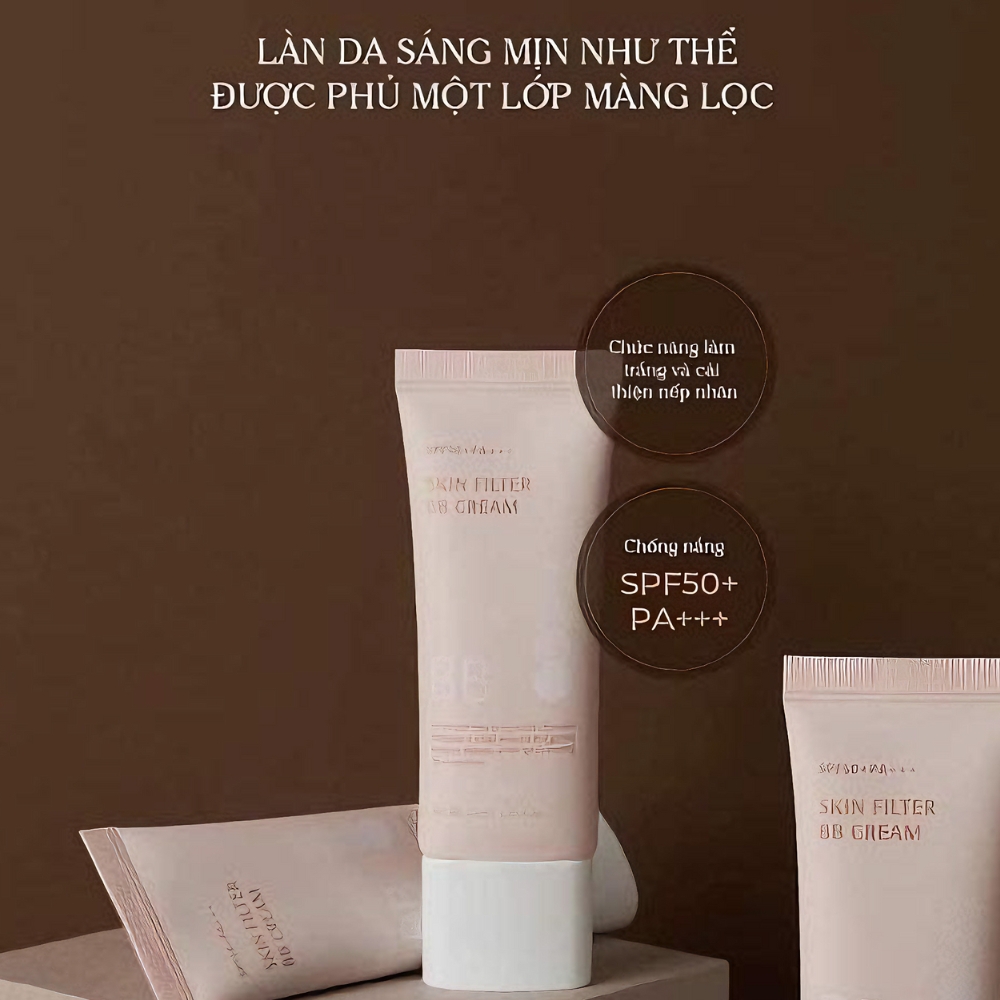 Kem nền B.O.M mỏng nhẹ tự nhiên lâu trôi 40ml