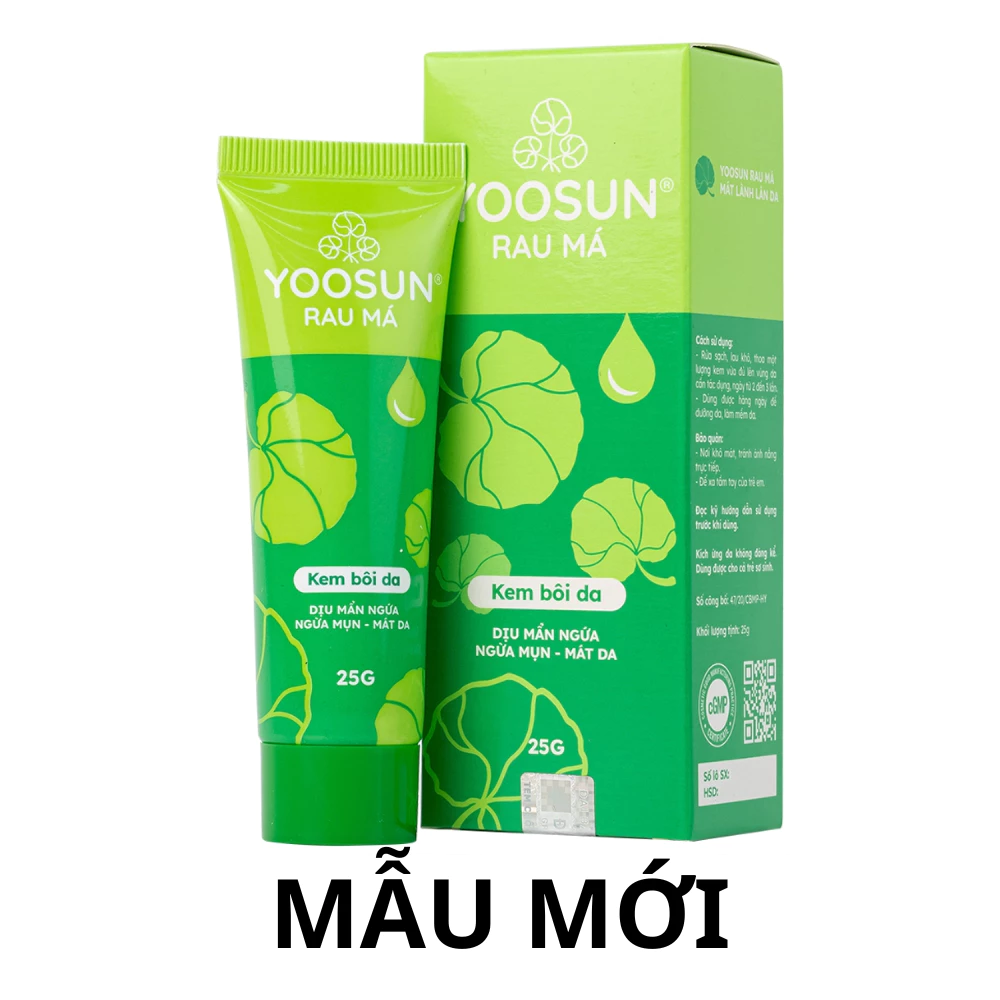 Kem rau má bôi dịu da, mờ sẹo Yoosun 50g phù hợp cho mẹ và bé