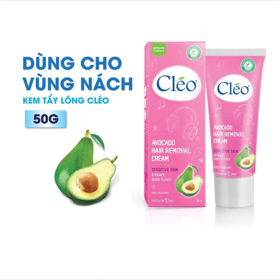 Kem tẩy lông Cléo dành cho da nhạy cảm 25g/50g