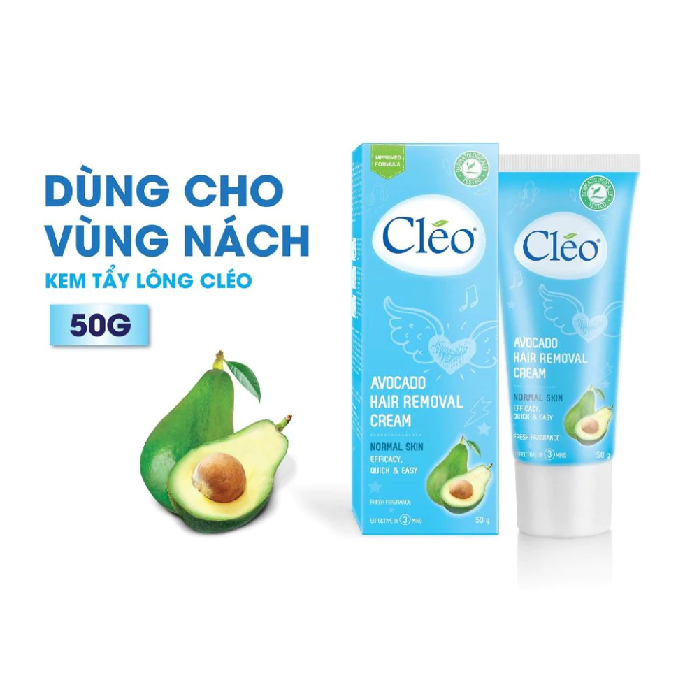 Kem tẩy lông Cléo dành cho da thường 25g/50g