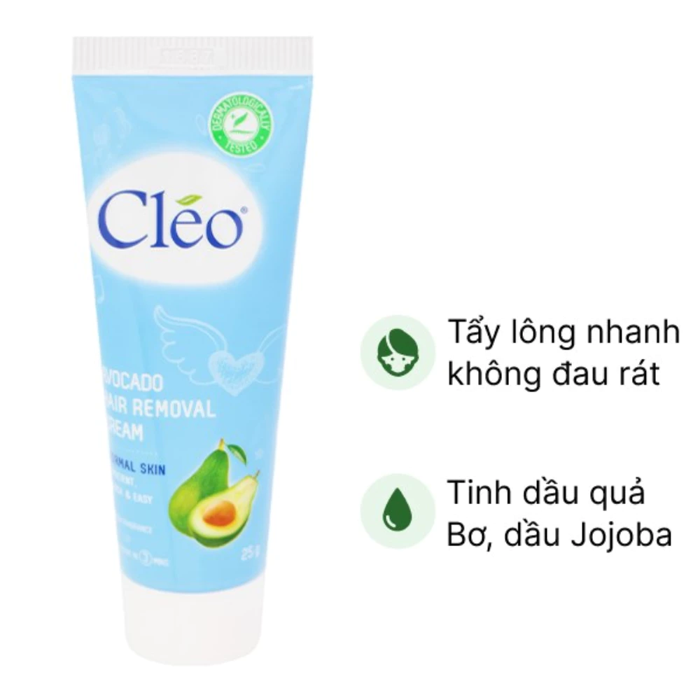 Kem tẩy lông Cléo dành cho da thường 25g/50g