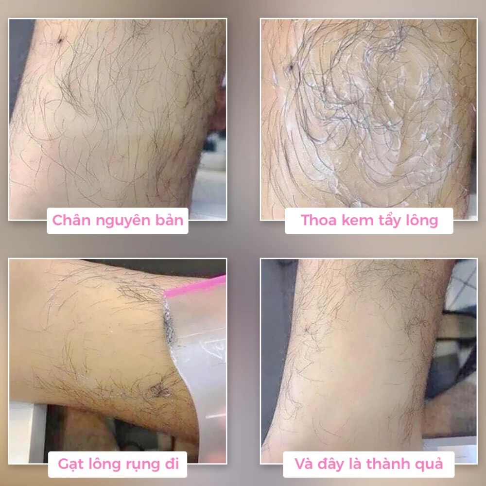 Kem tẩy lông Eveline từ Lô Hội cho da nhạy cảm 125ml