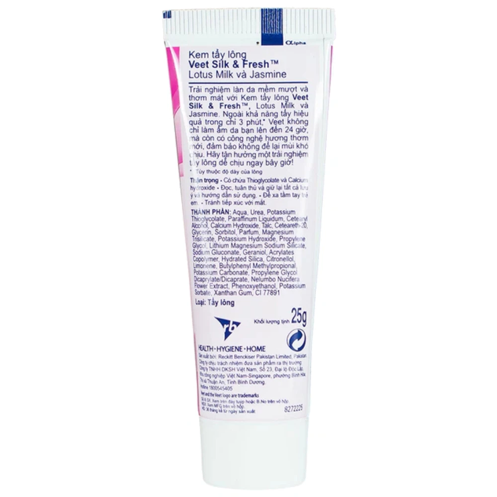 Kem tẩy lông Veet Silk & Fresh dành cho da thường 25g/50g
