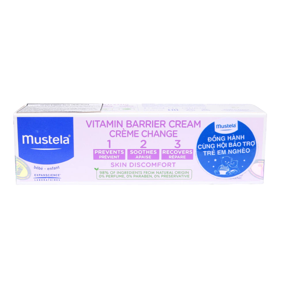 Kem trị hăm Mustela 50ml dành cho bé từ 0 tháng tuổi