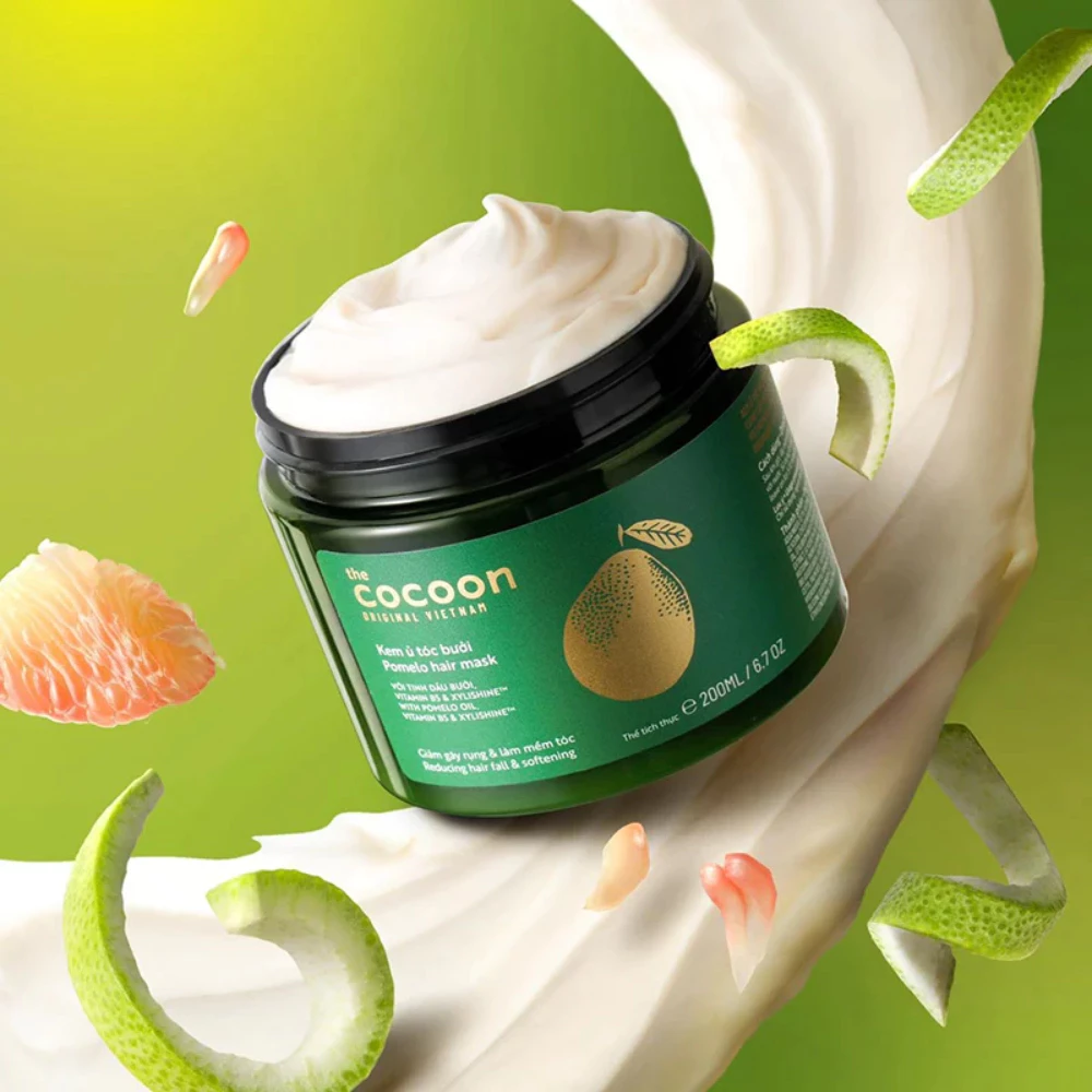 Kem ủ tóc bưởi Cocoon giảm gãy rụng và làm mềm tóc 200ml