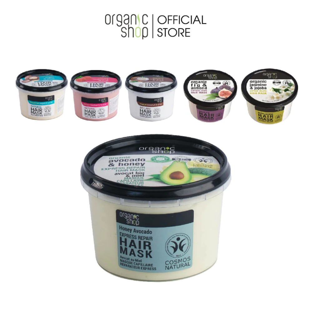 Kem ủ tóc Organic Shop 250ml (nhiều hương)