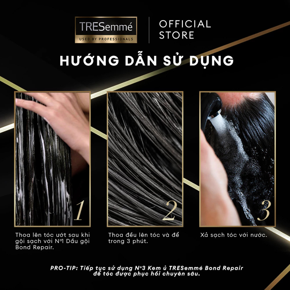 Kem ủ tóc Tresemmé Salon Rebond ngăn gãy rụng 180ml
