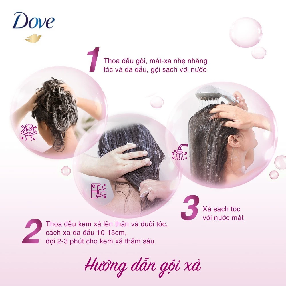 Kem xả Dove ngăn gãy rụng tóc 320g