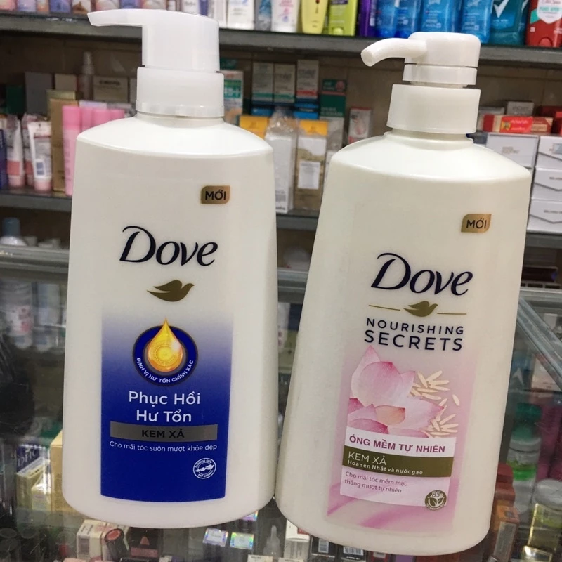 Kem xả Dove phục hồi hư tổn cho tóc chắc khỏe 610g