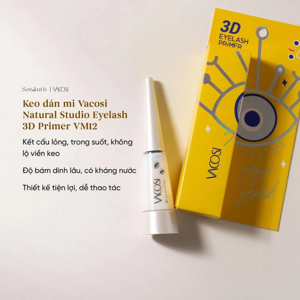 Keo dán mi Vacosi Eyelash 3d Primer 8ml