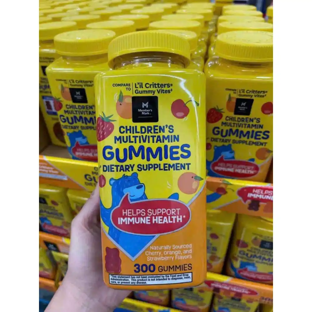 Kẹo dẻo gấu bổ sung vitamin cho trẻ em Member’s Mark Children’s MultiVitamin Gummies 300 viên