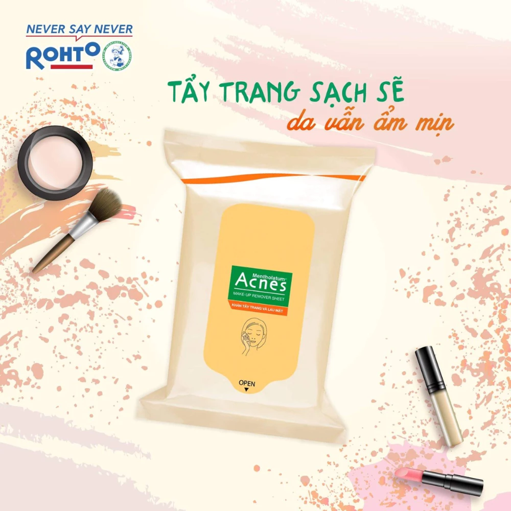 Khăn giấy tẩy trang Acnes 20 miếng