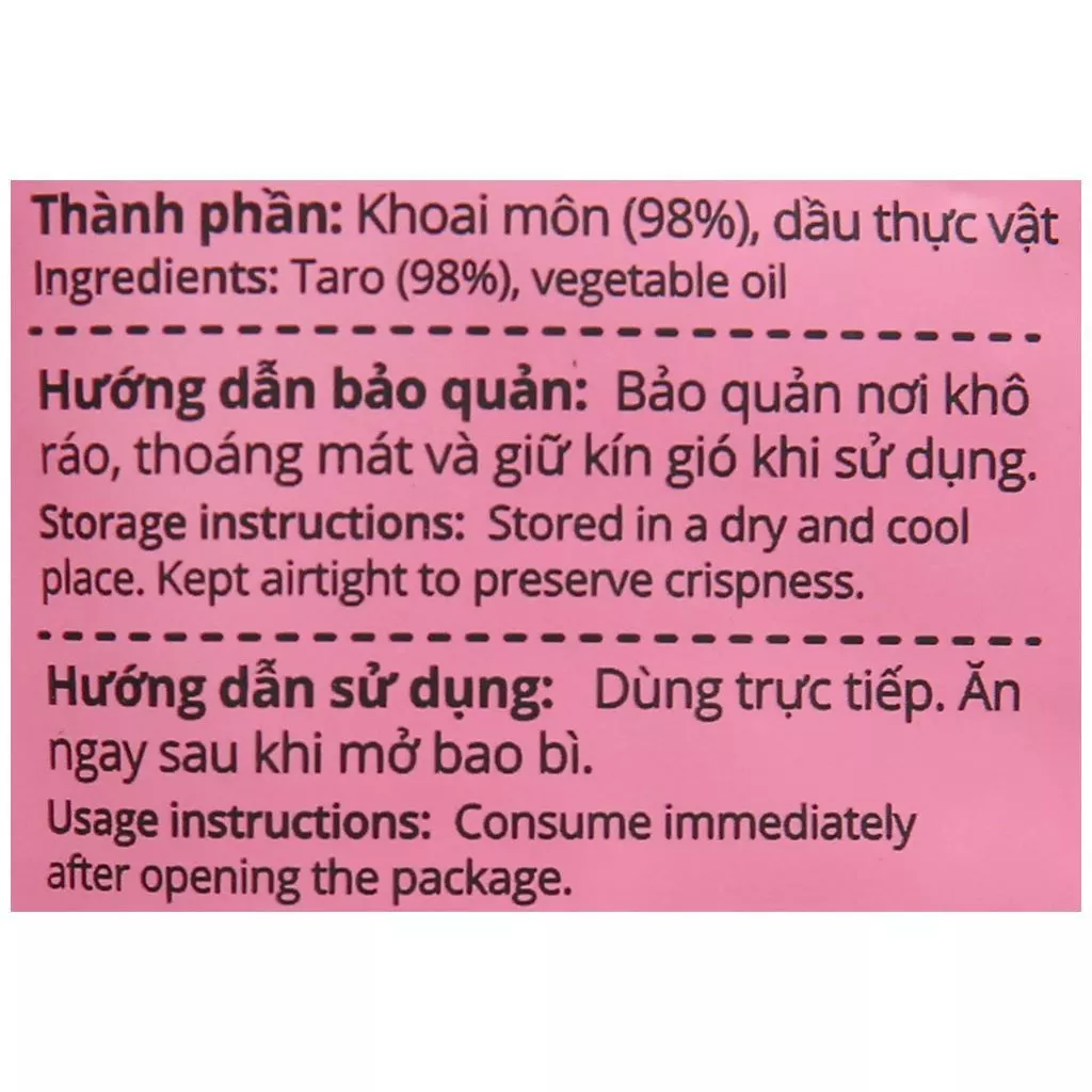 Khoai môn sấy Rộp Rộp gói 100g