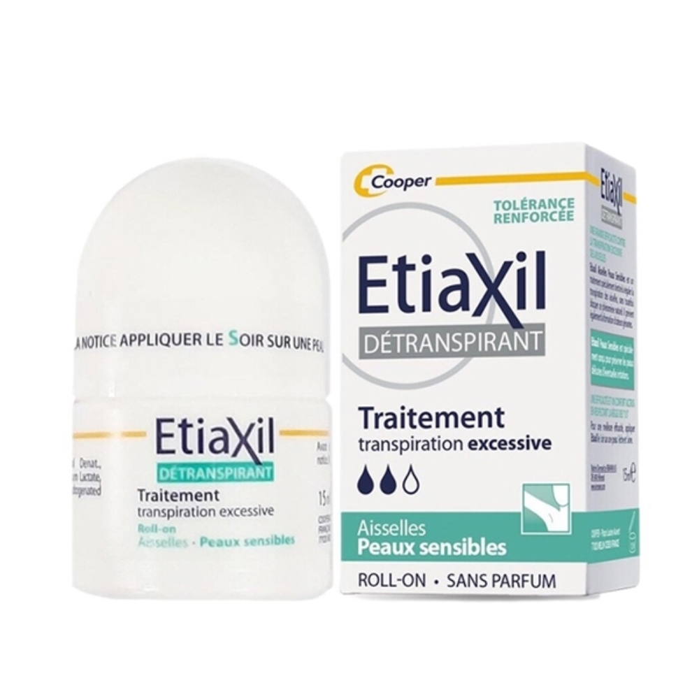 Lăn khử mùi EtiaXil nhãn xanh cho da nhạy cảm/ Nhãn đỏ dành cho da khỏe 15ml