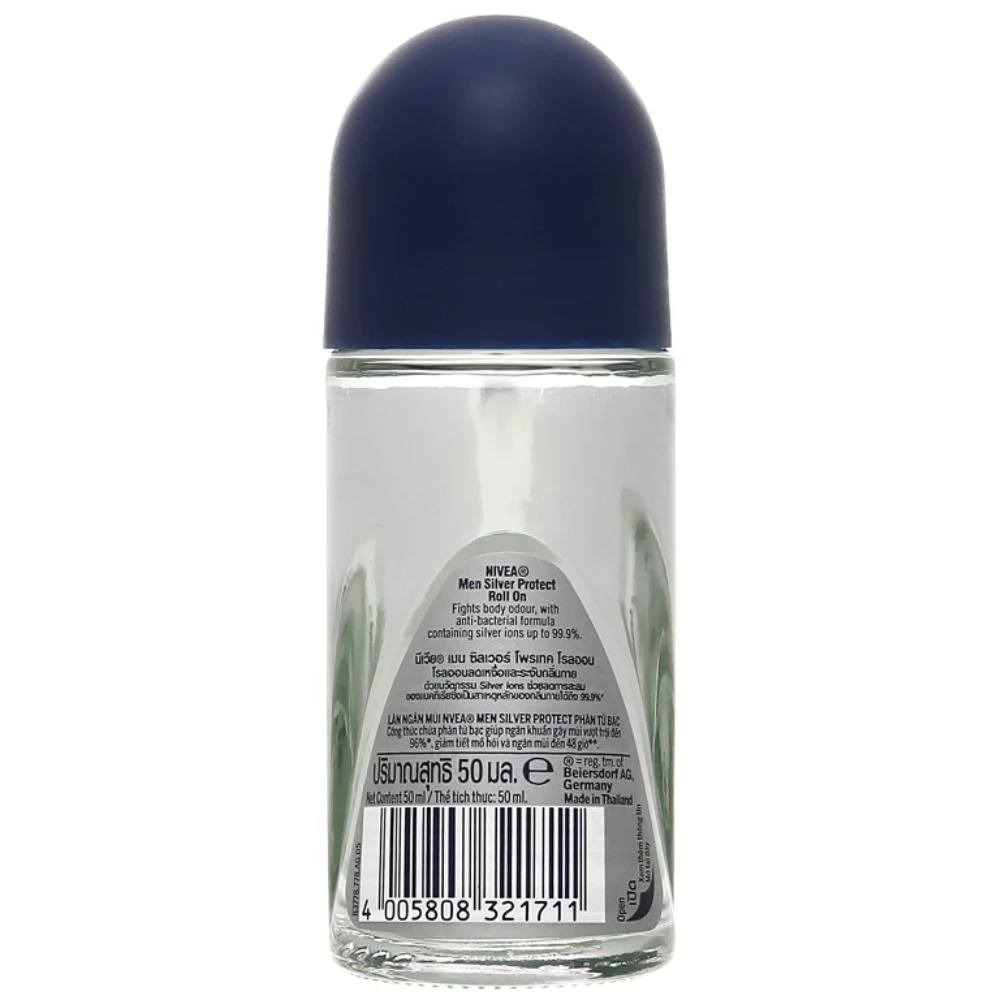 Lăn khử mùi Nivea Men phân tử bạc kháng khuẩn 50ml
