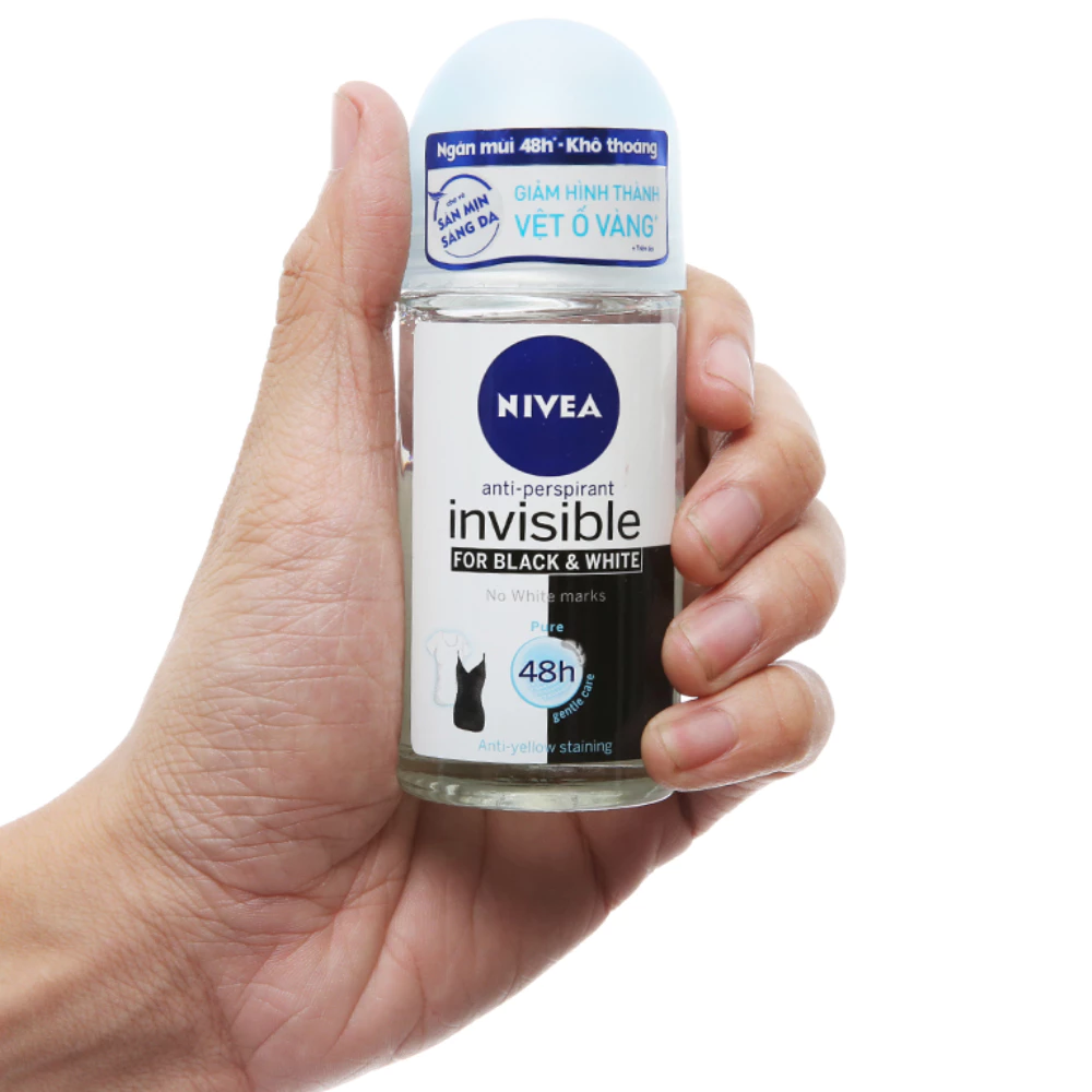 Lăn khử mùi Nivea ngăn ố vàng thanh mát dịu nhẹ 50ml