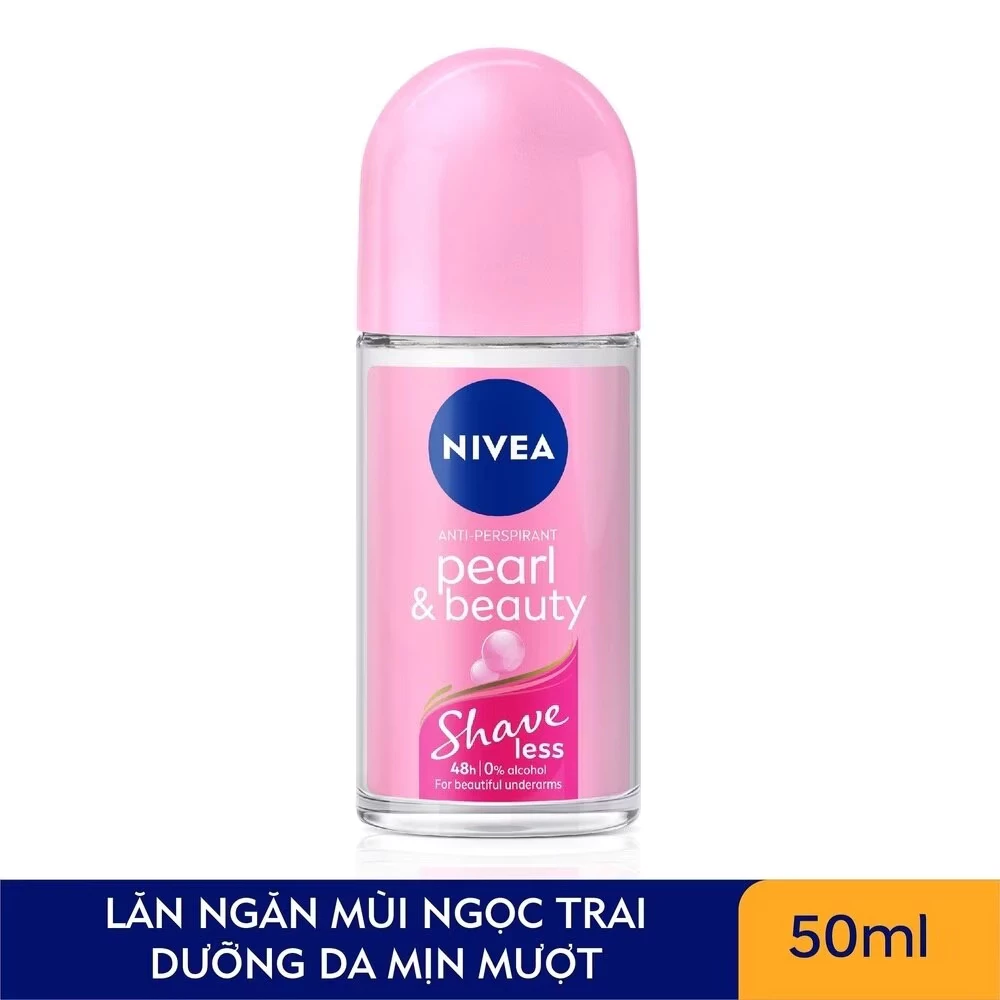 Lăn khử mùi Nivea Shaveless ngọc trai đẹp quyến rũ 50ml