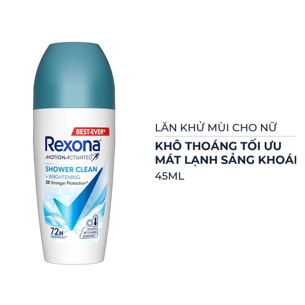 Lăn khử mùi Rexona mát lạnh sảng khoái cho nữ 45ml