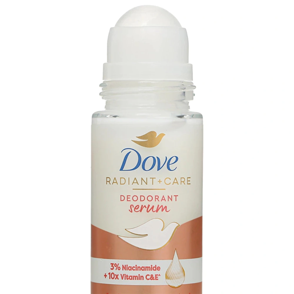 Lăn ngăn mùi Dove tinh chất serum thu nhỏ lỗ chân lông/sáng mịn đều màu 45ml