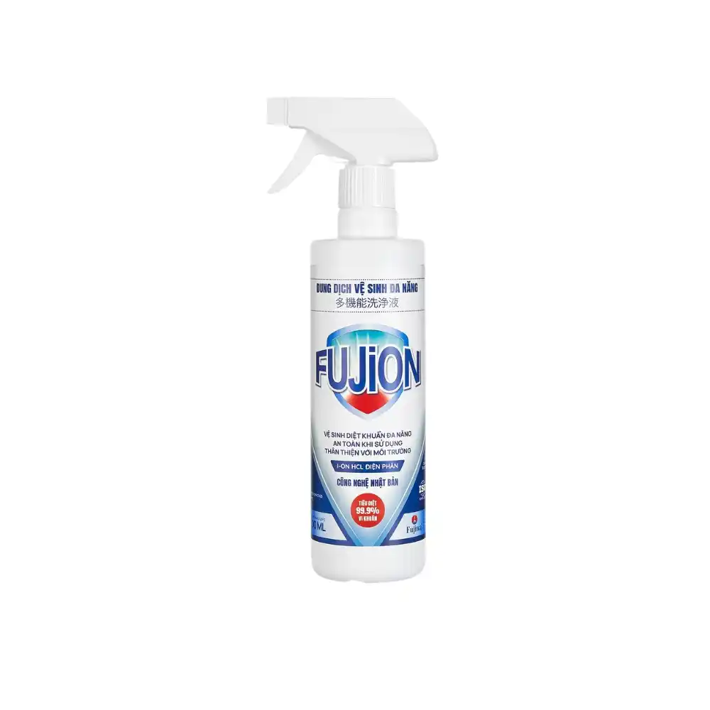Lốc 10 chai dung dịch vệ sinh diệt khuẩn đa năng Fujion 500ml