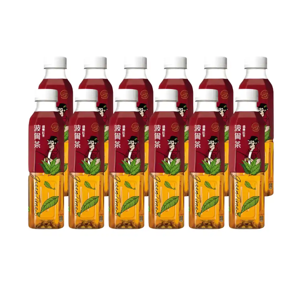 Lốc 12 chai hồng trà Ceylon Green Time 580ml