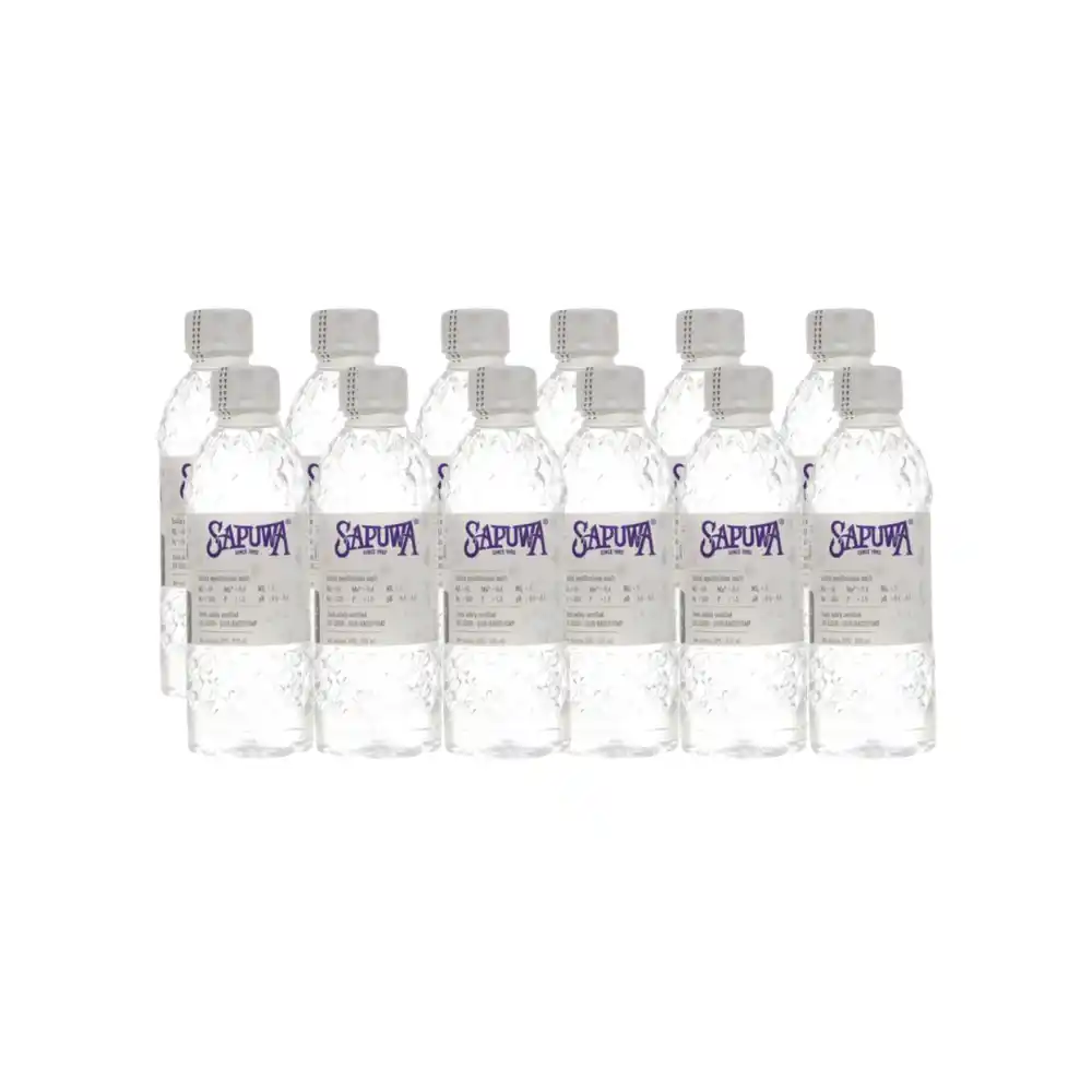 Lốc 12 chai nước uống tinh khiết Sapuwa 330ml