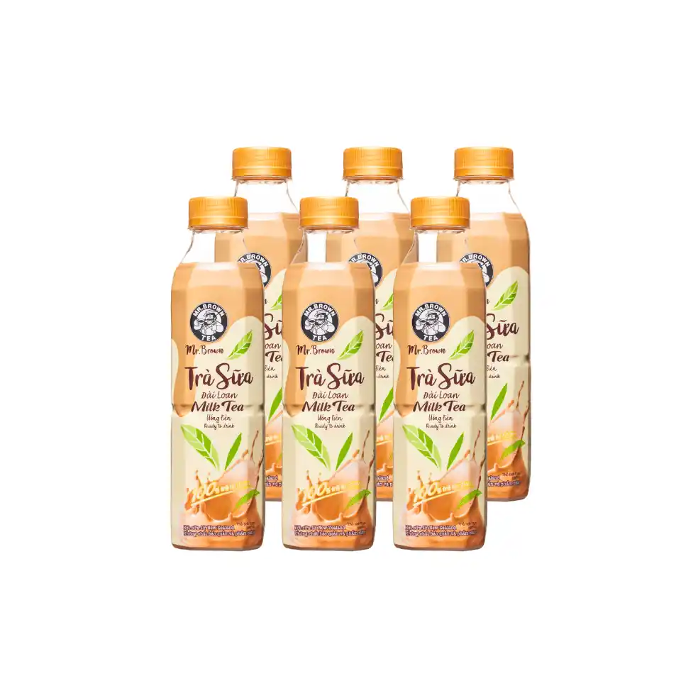 Lốc 12 chai trà sữa Mr.Brown 580ml