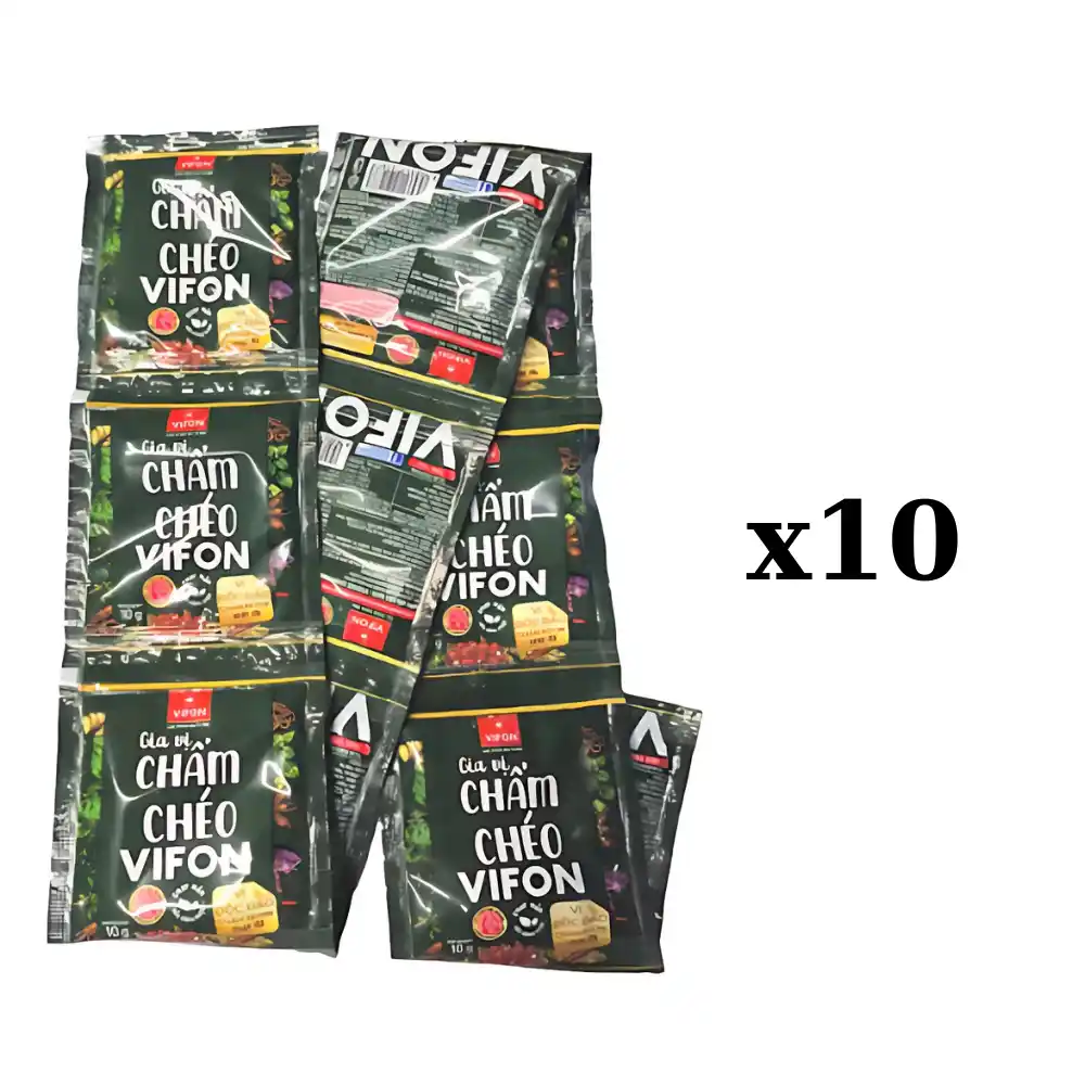 Lốc 240 gói chẩm chéo Vifon gói 10g