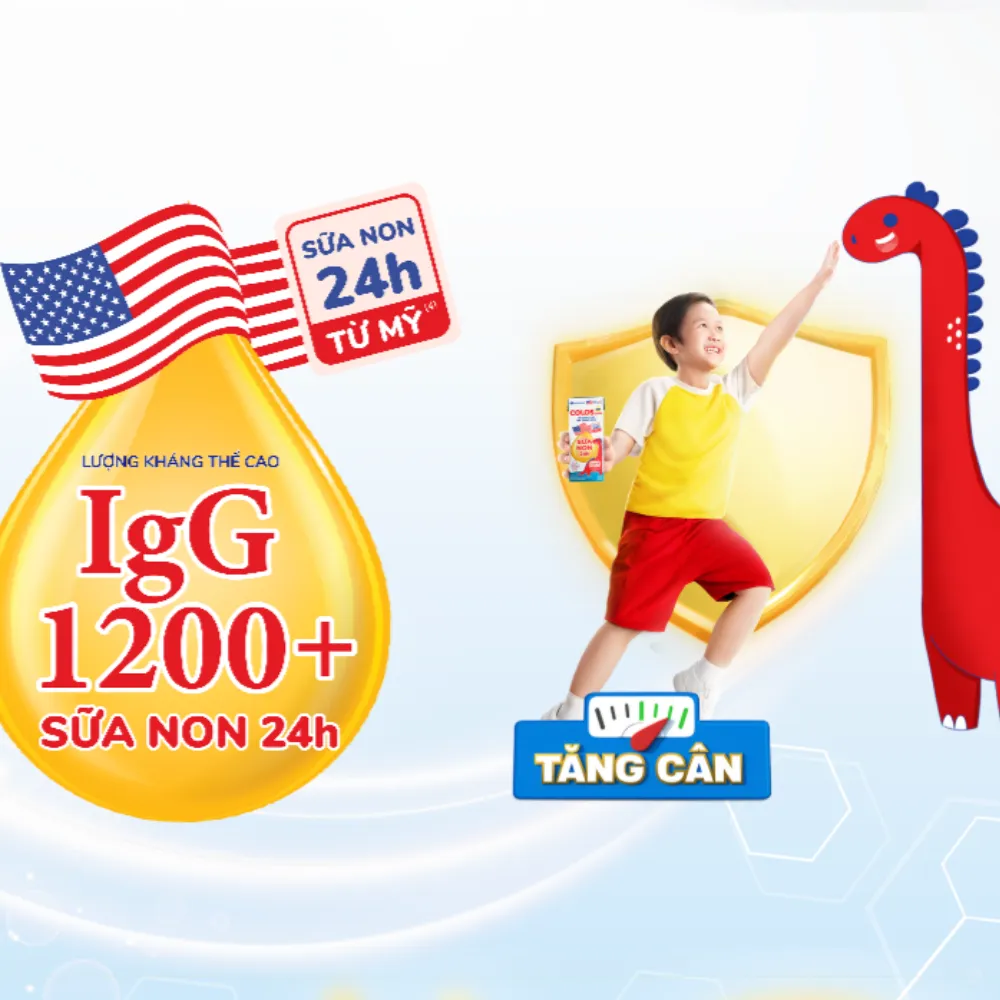 Lốc 4 hộp sữa bột pha sẵn Coloscare 24h 180ml