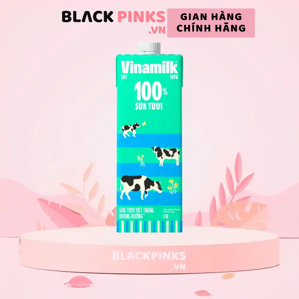 Lốc 4 hộp sữa tươi tiệt trùng Vinamilk không đường 110/180ml