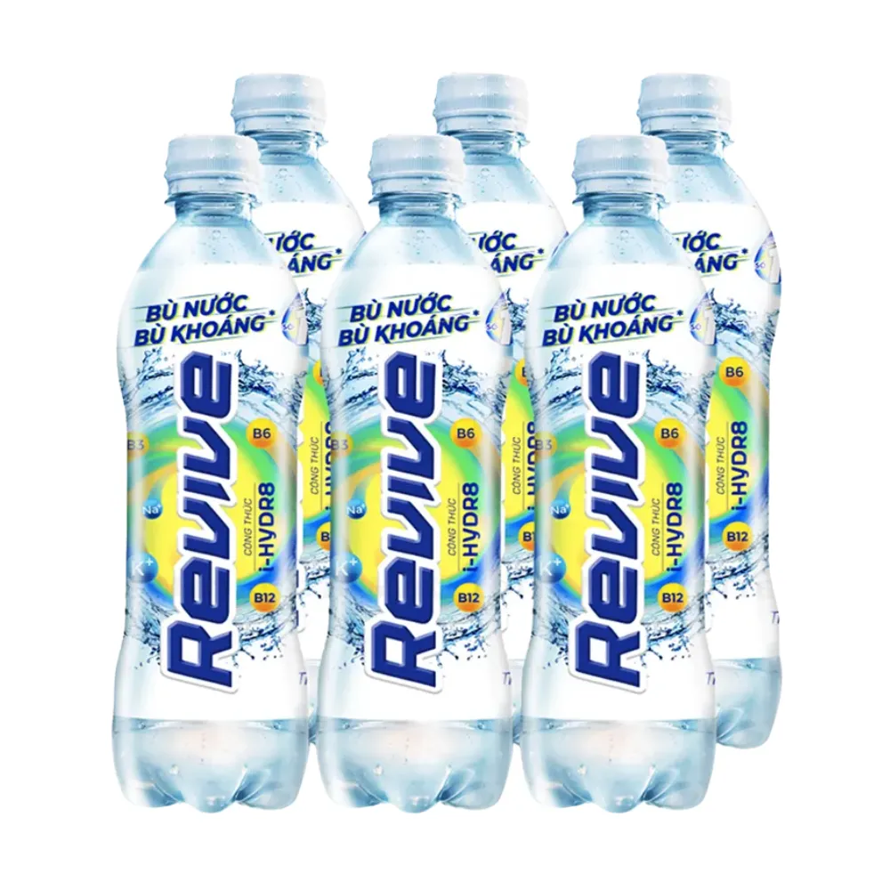 Lốc 6 chai nước bù khoáng Revive muối khoáng 500ml