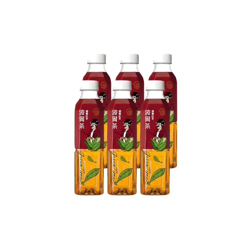 Lốc 6 chai hồng trà Ceylon Green Time 580ml