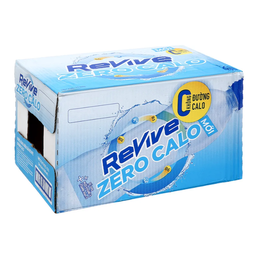 Lốc 6 chai nước bù khoáng Revive không calo 500ml