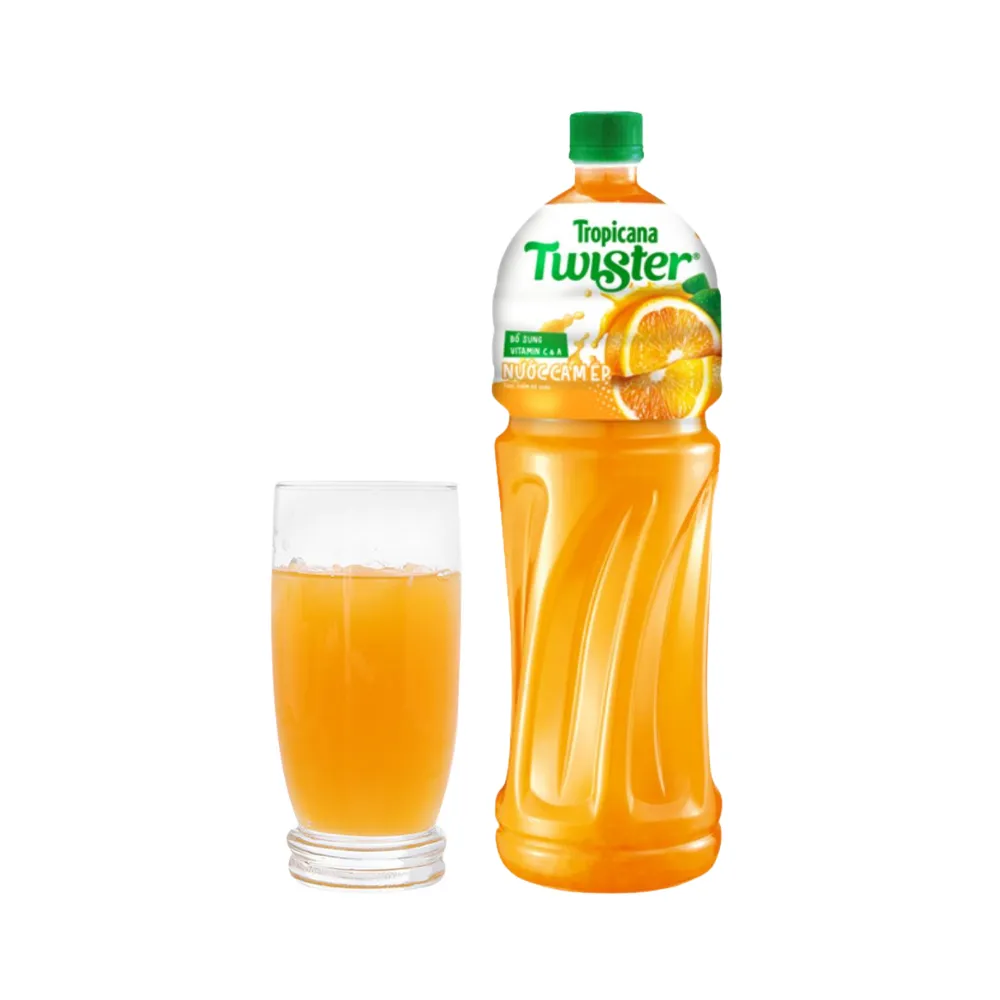 Lốc 6 chai nước cam ép Twister 1L