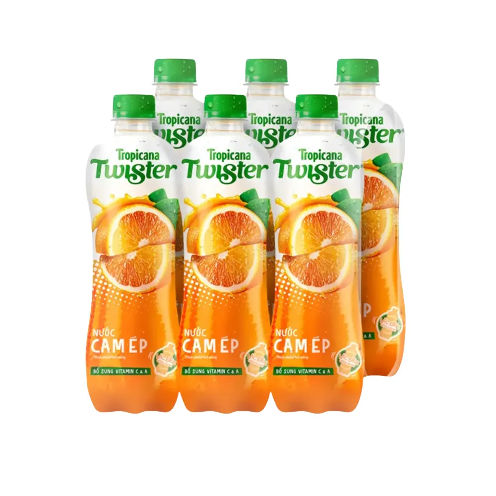 Lốc 6 chai nước cam ép Twister 320ml