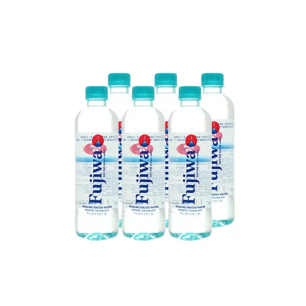 Lốc 6 chai nước ion kiềm cao cấp Fujiwa 450ml