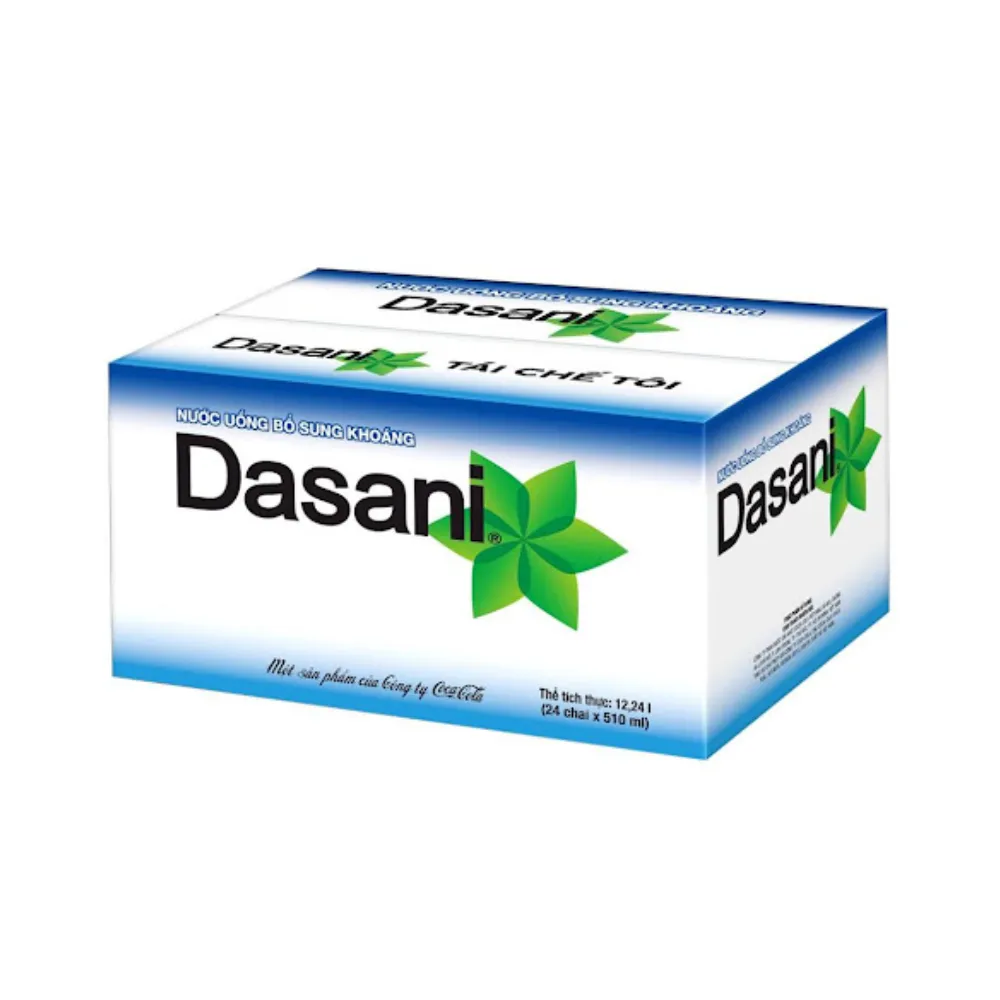 Lốc 6 chai nước khoáng Dasani 510ml