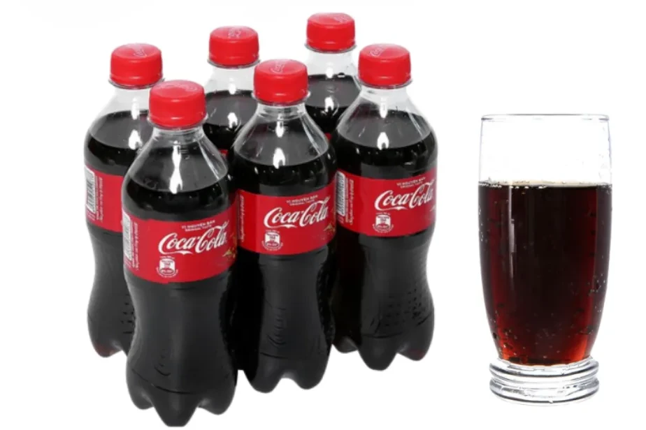 Lốc 6 chai nước ngọt Coca Cola 390ml