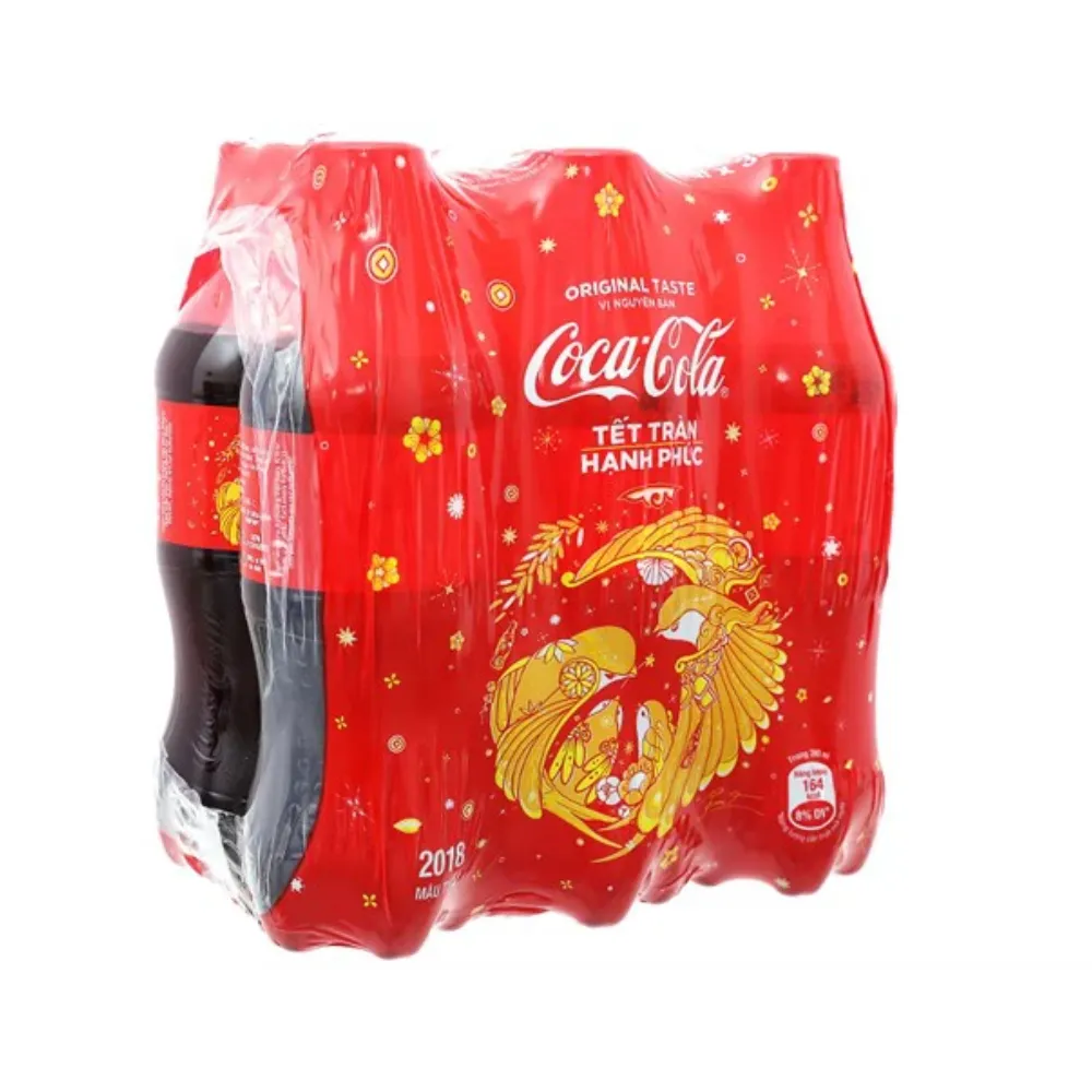 Lốc 6 chai nước ngọt Coca Cola 390ml