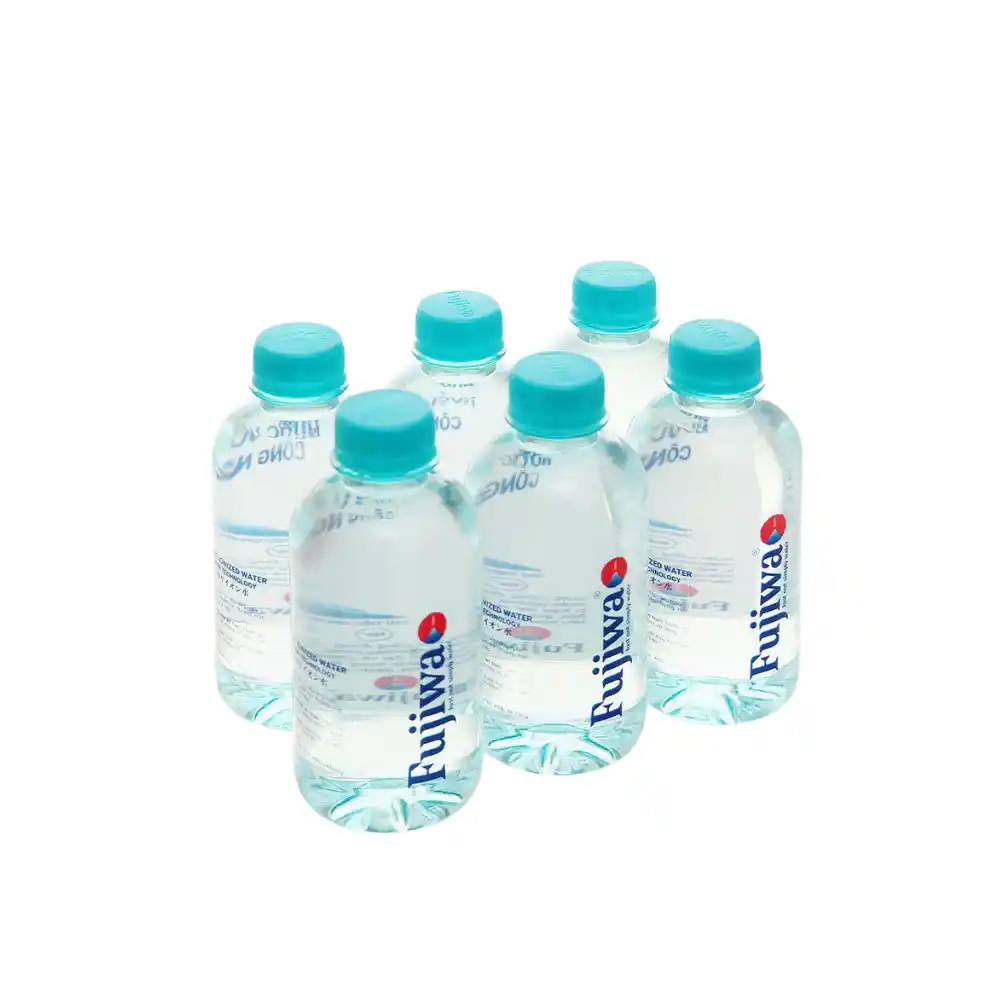 Lốc 6 chai nước pH8 bổ sung kiềm Fujiwa 300ml