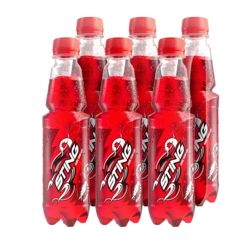 Lốc 6 chai nước tăng lực Sting hương dâu 330ml