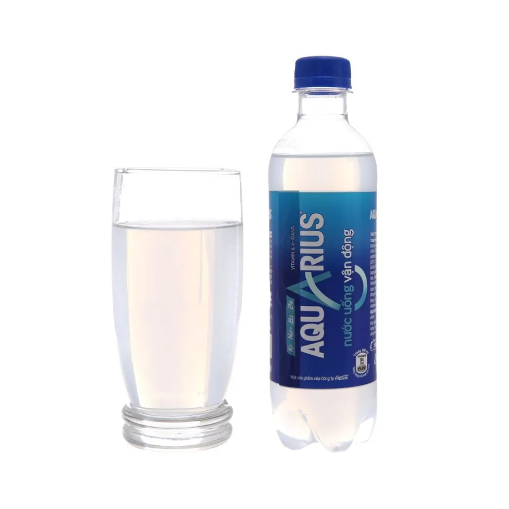 Lốc 6 chai nước uống vận động Aquarius 390ml
