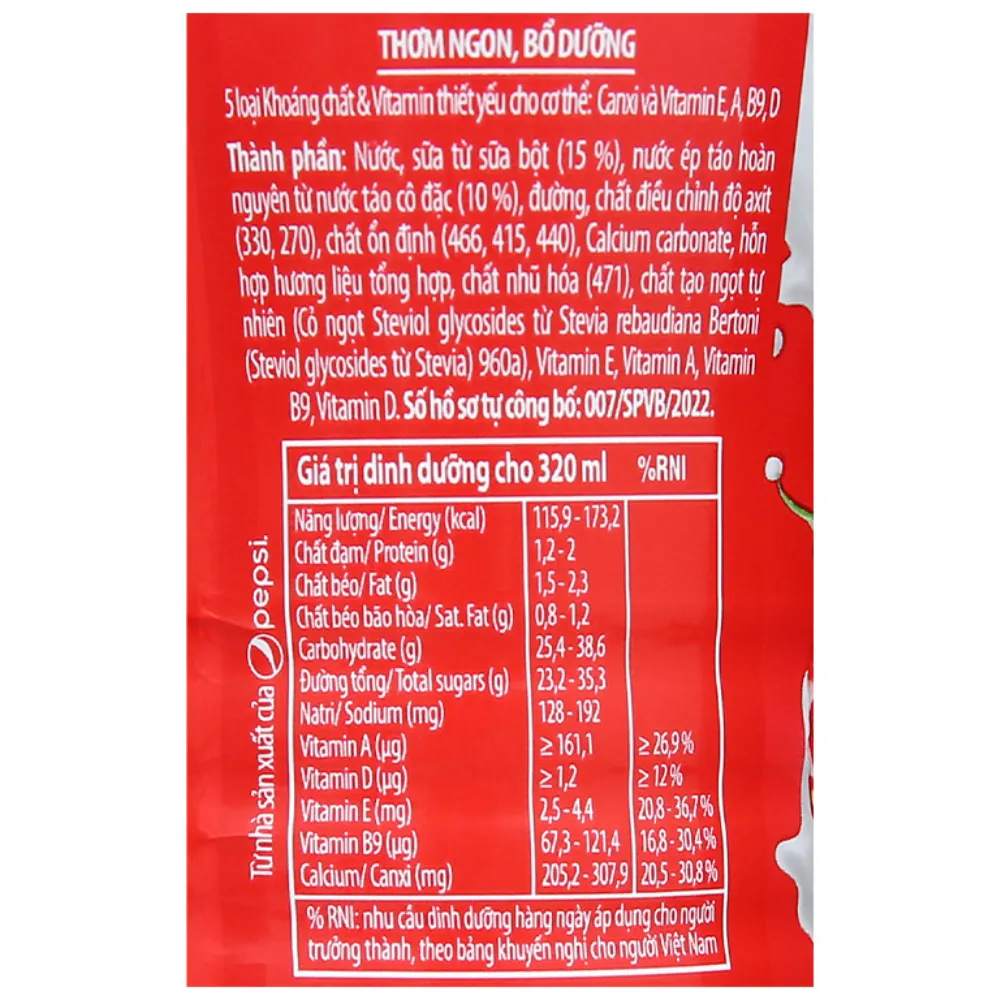 Lốc 6 chai sữa  trái cây Juicy Milk vị dâu 320ml