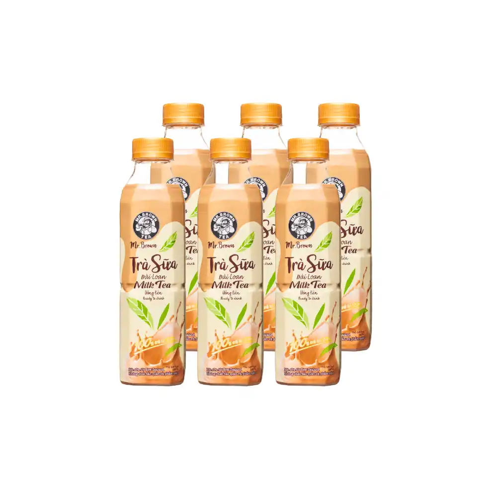 Lốc 6 chai trà sữa Mr.Brown 580ml