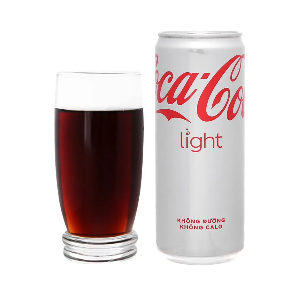 Lốc 6 lon nước ngọt Coca Cola Light 320ml