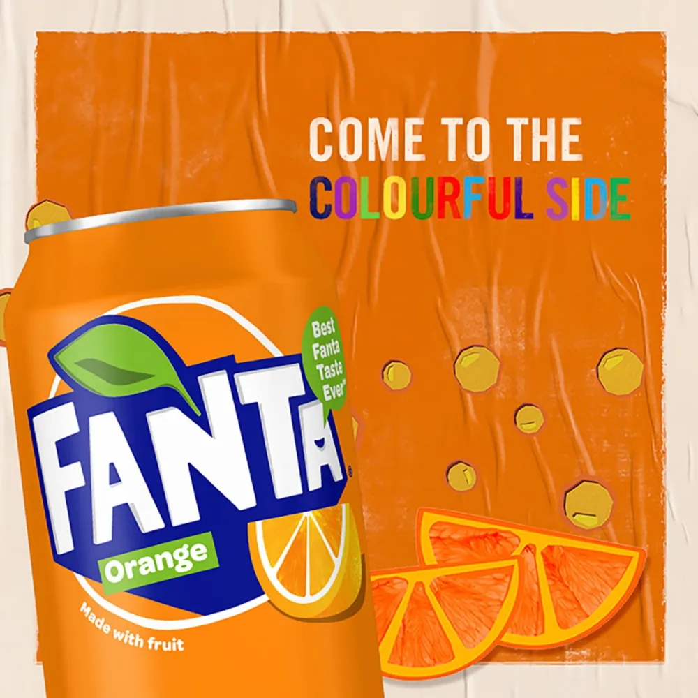 Lốc 6 lon nước ngọt Fanta cam 235ml